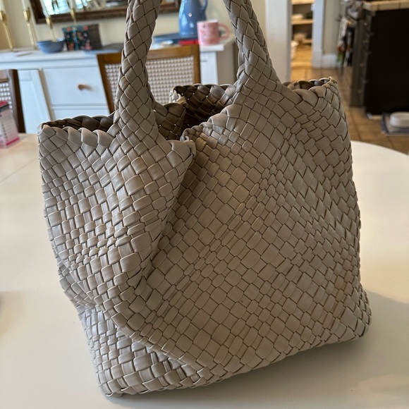 Stone color Woven leather bag | South Moon Under - Picture 6 of 9